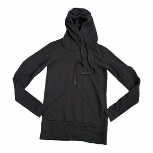 Alo Black Hoodie with Front Pocket